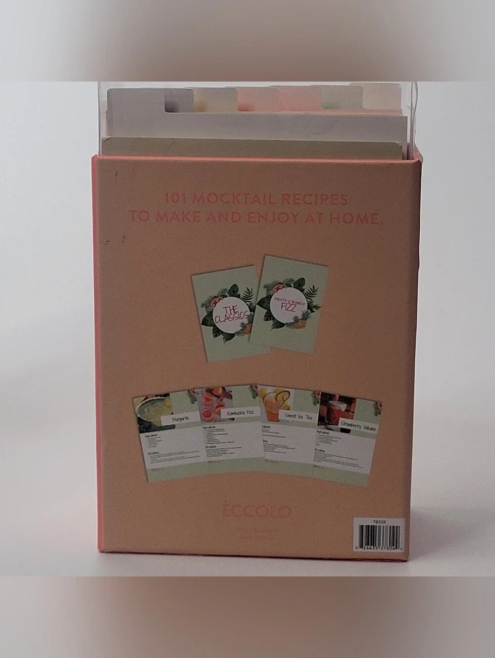 Eccolo Mocktails 101 Recipes To Make At Home 0% Alcohol 100% Taste File Card Box
